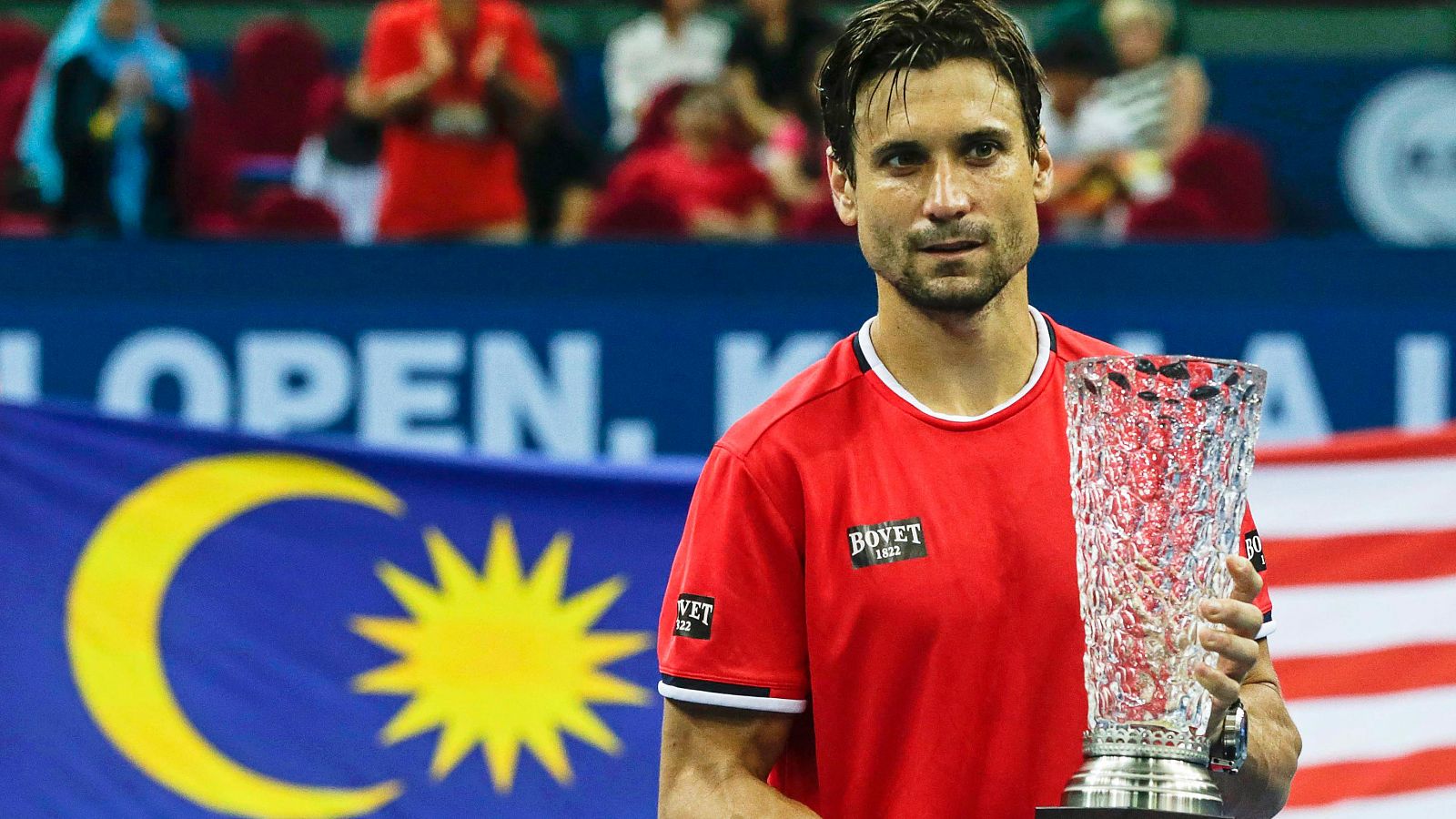 David Ferrer, con su título de Kuala Lumpur