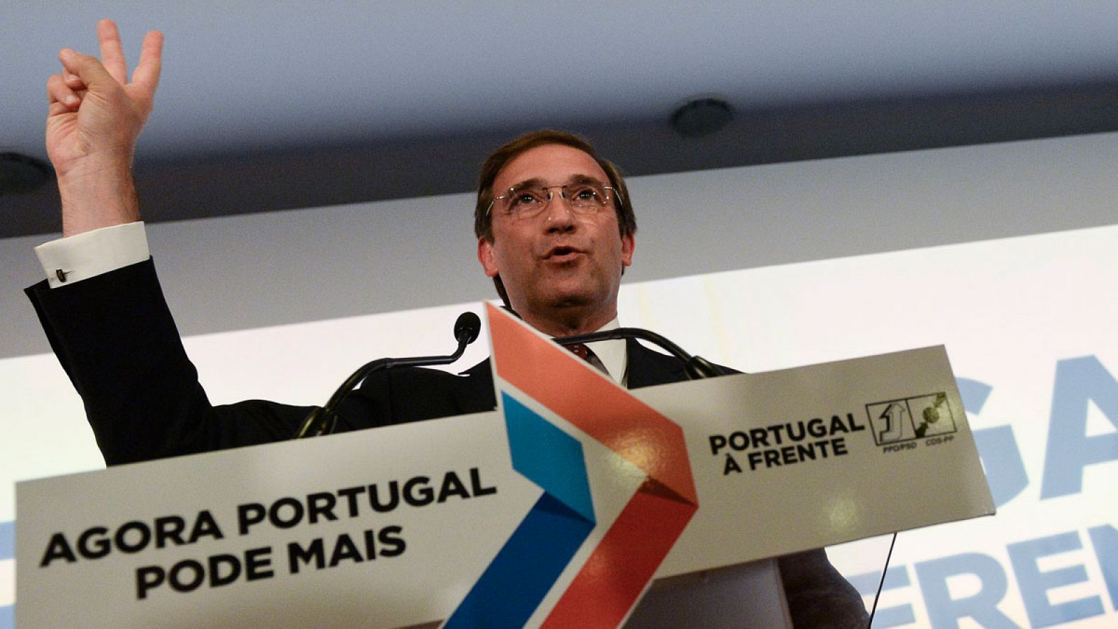 El actual primer ministro portugiés y líder del Partido Socialdemócrata portugués (PSD), Pedro Passos Coelho.