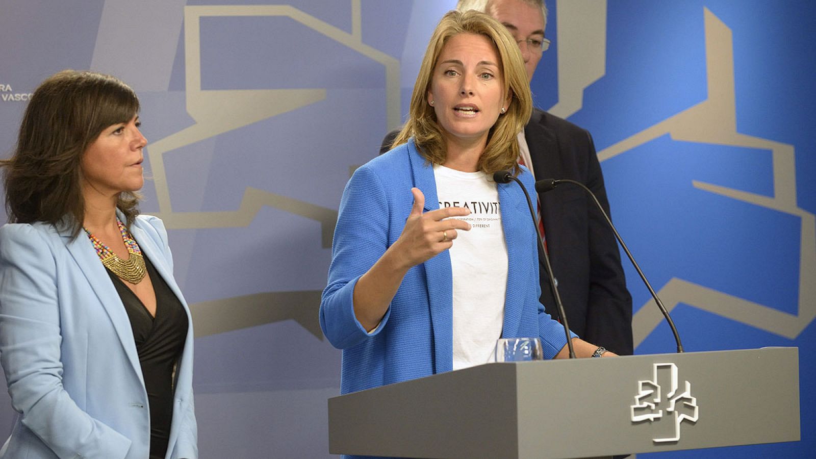 La presidenta del PP de Euskadi, Arantza Quiroga