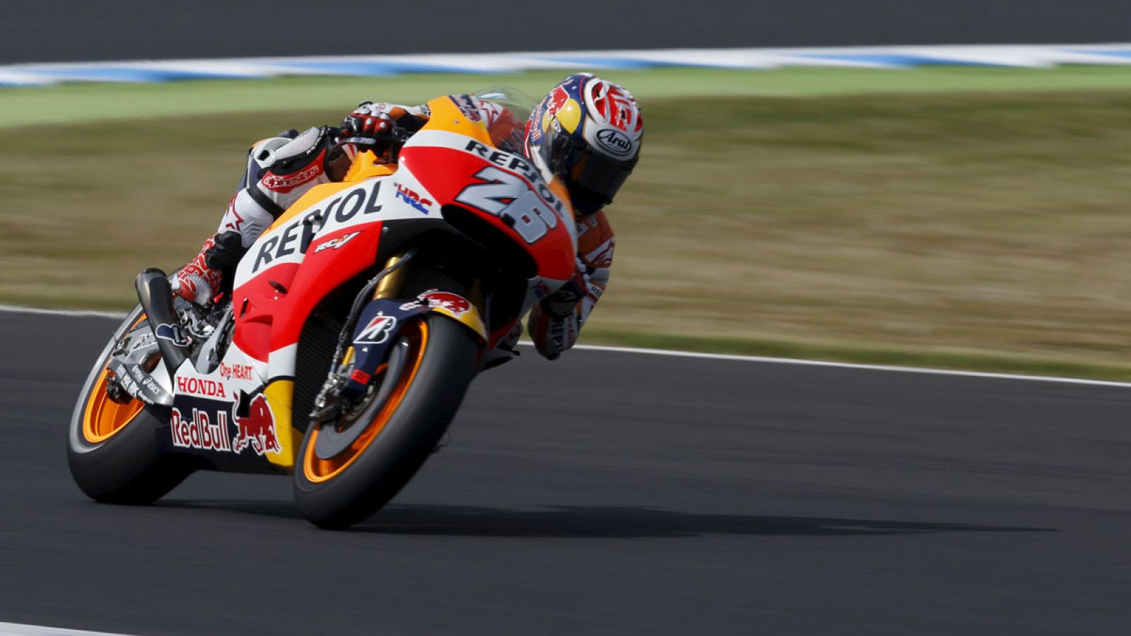 El piloto español de Honda Dani Pedrosa se ha impuesto en el GP de Japón