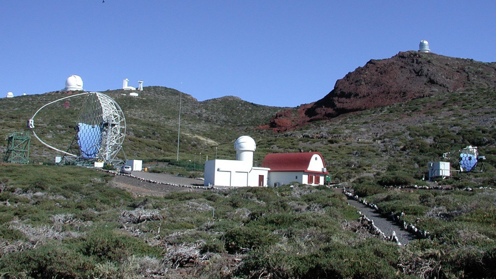 Vista general del El Observatorio Astronómico del Roque de los Muchachos, en la isla de la Palma.