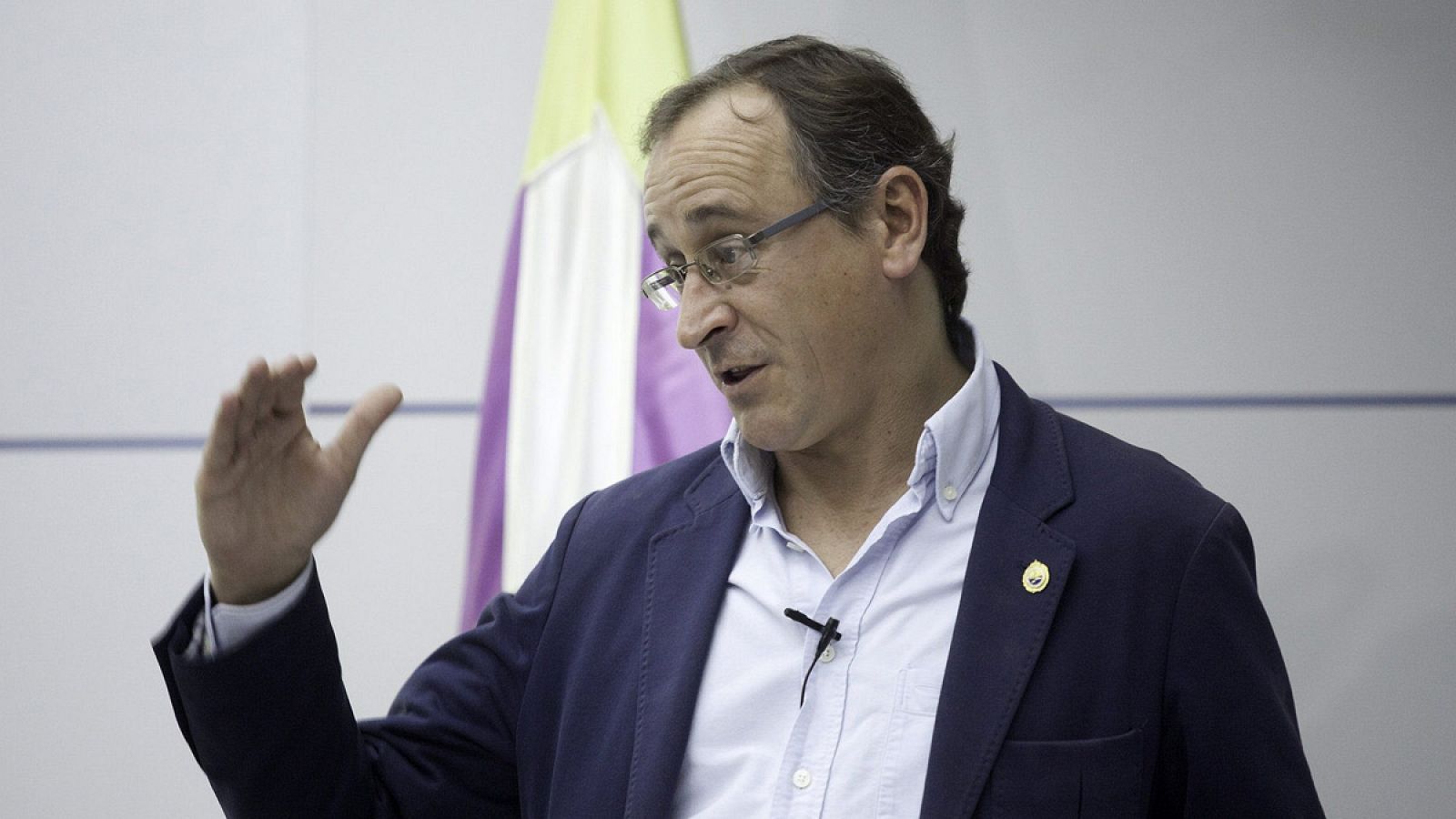 El ministro de Sanidad, Alfonso Alonso, en una conferencia.