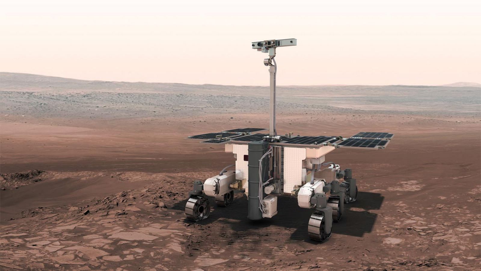 El principal objetivo del vehículo de exploración es buscar pruebas de la existencia de vida en Marte.