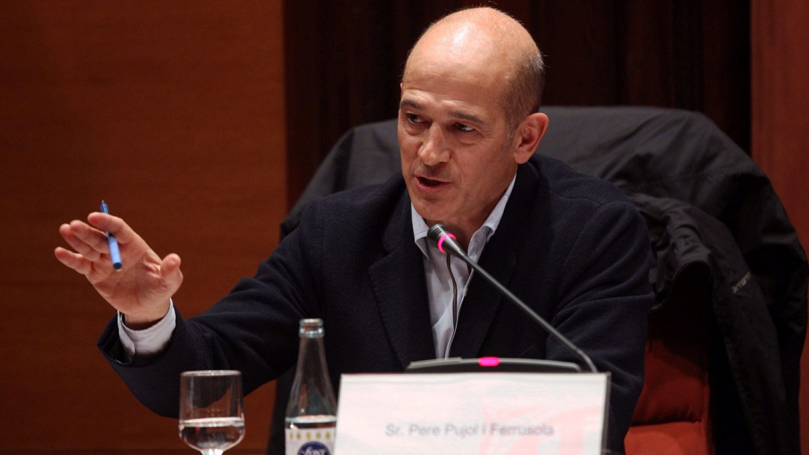 Pere Pujol, en su comparecencia ante la comisión del Parlament que investigaba el fraude fiscal.