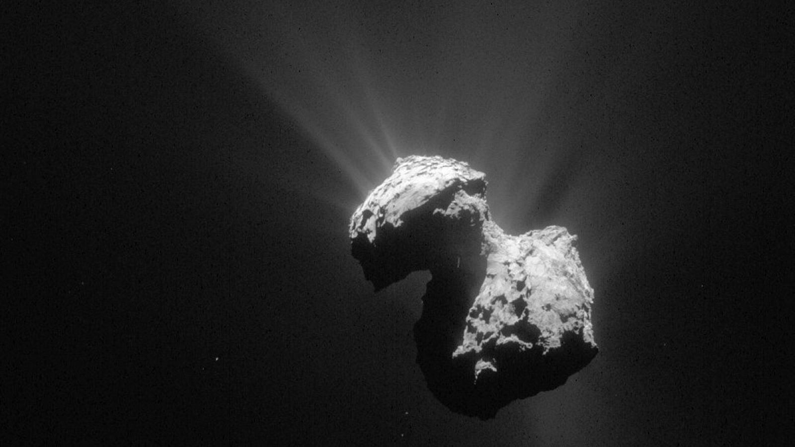 Una imagen del cometa 67P/Churyumov-Gerasimenko .
