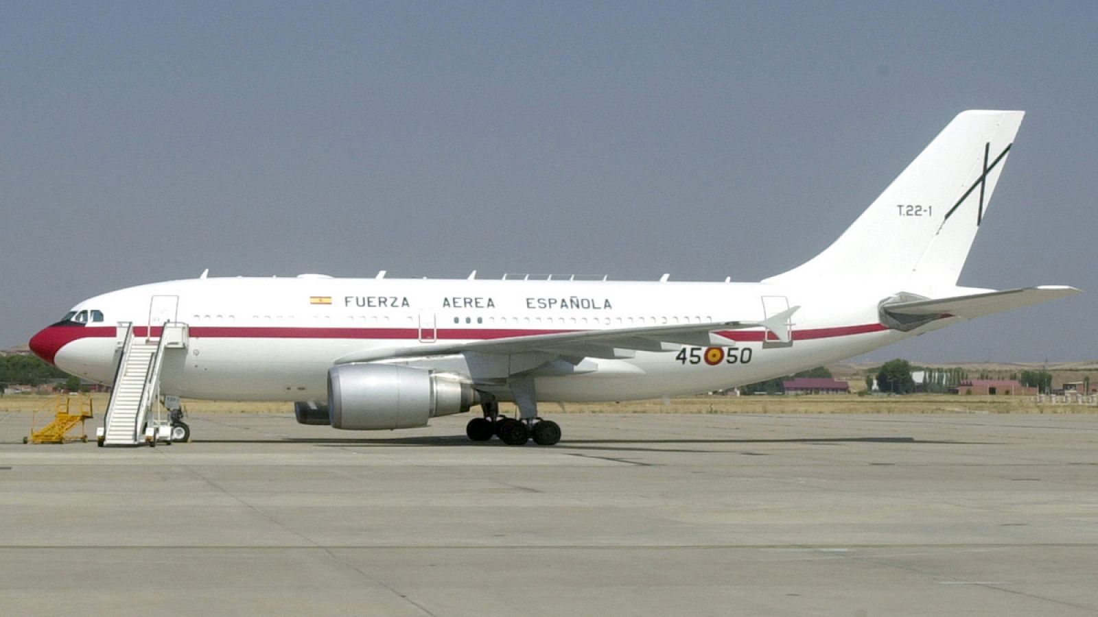 Imagen de un Airbus 310 de la Fuerza Aérea Española.