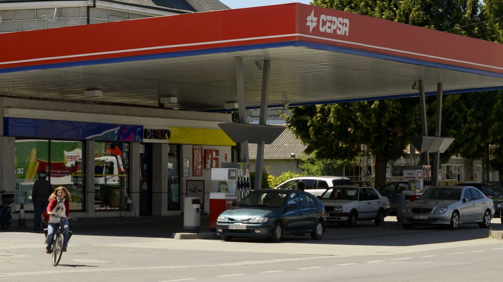 Imagen de archivo de una gasolinera en Orense