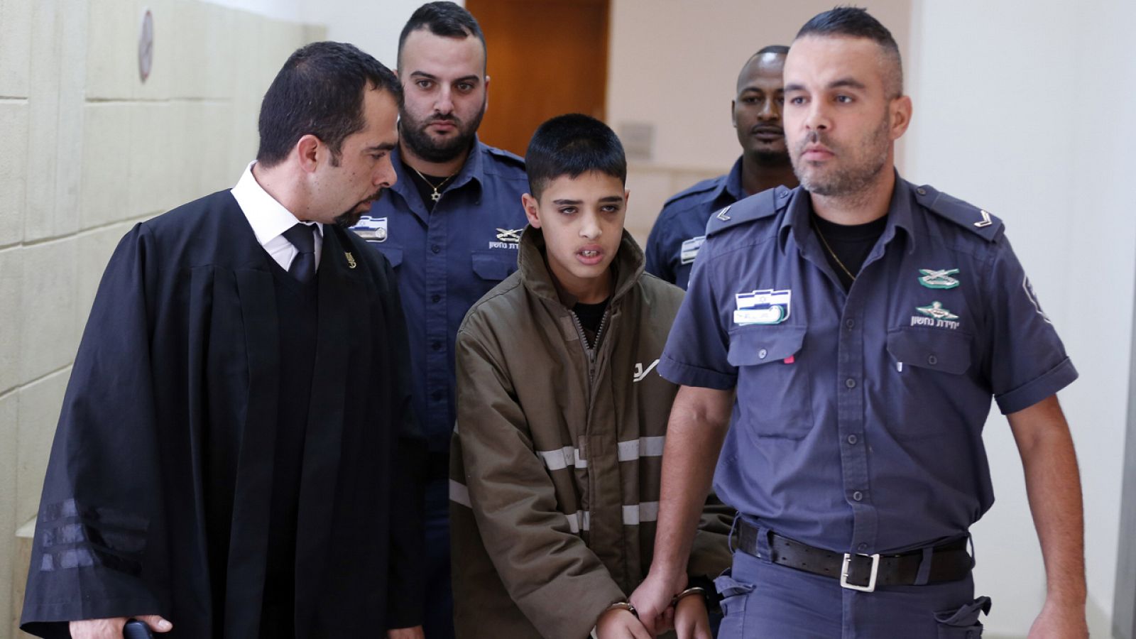 El palestino Ahmed Manasra, de 13 años, acusado de intento de asesinato en Israel