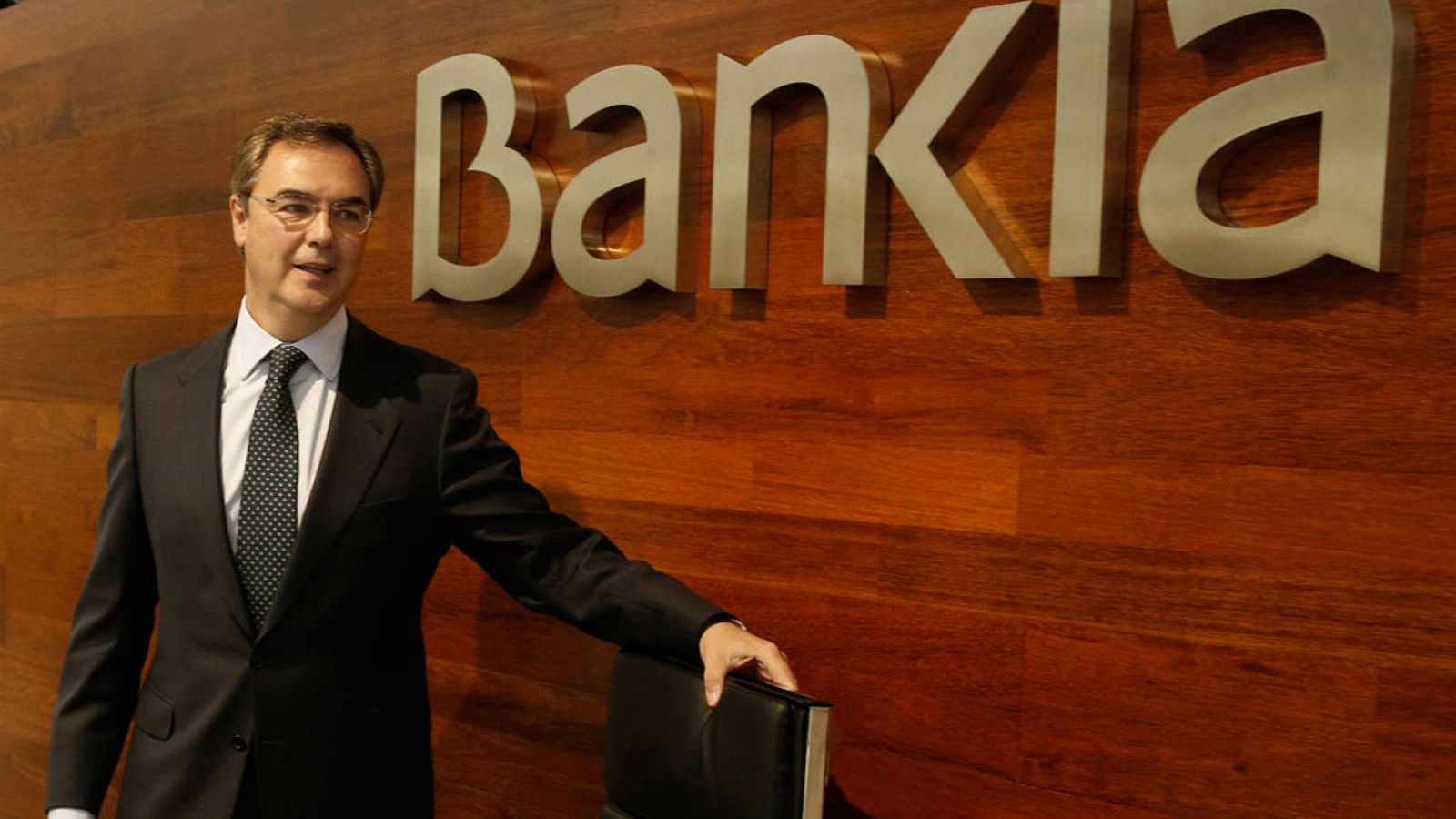 El consejero delegado de Bankia, José Sevilla, a su llegada a la presentación de resultados del tercer trimestre