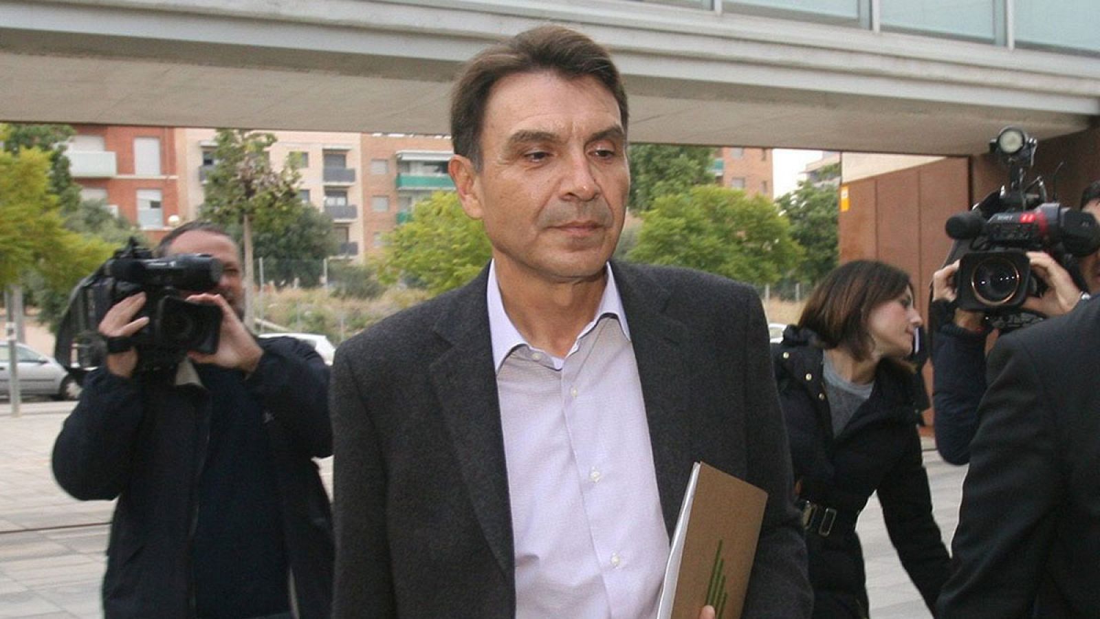 El exdirector de obra pública catalana, Josep Antoni Rosell, llega a los juzgados de El Vendrell