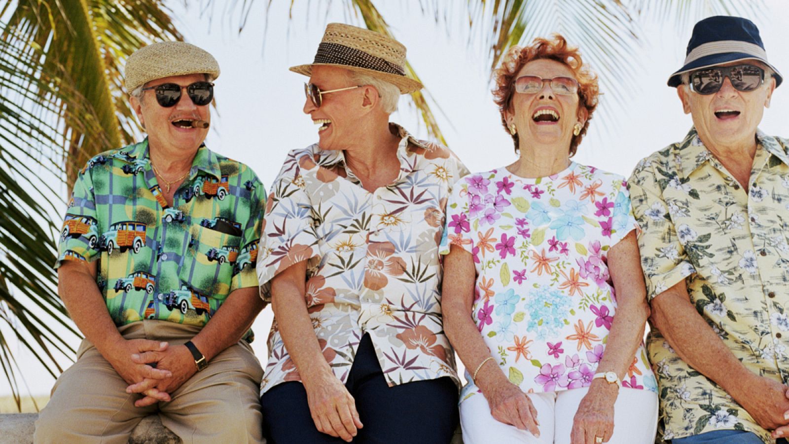 Un grupo de jubilados disfrutan de vacaciones