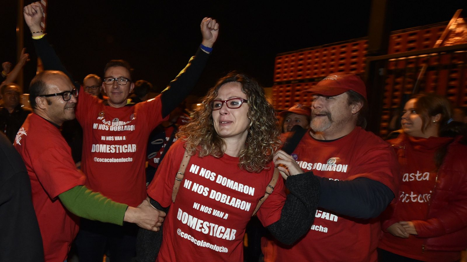 Trabajadores de Coca-Cola en Fuenlabrada