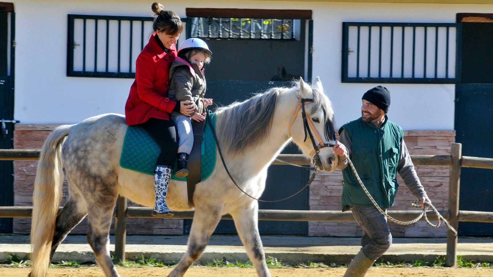 Las terapias ecuestres combinan la acción del fisioterapeuta y el caballo.