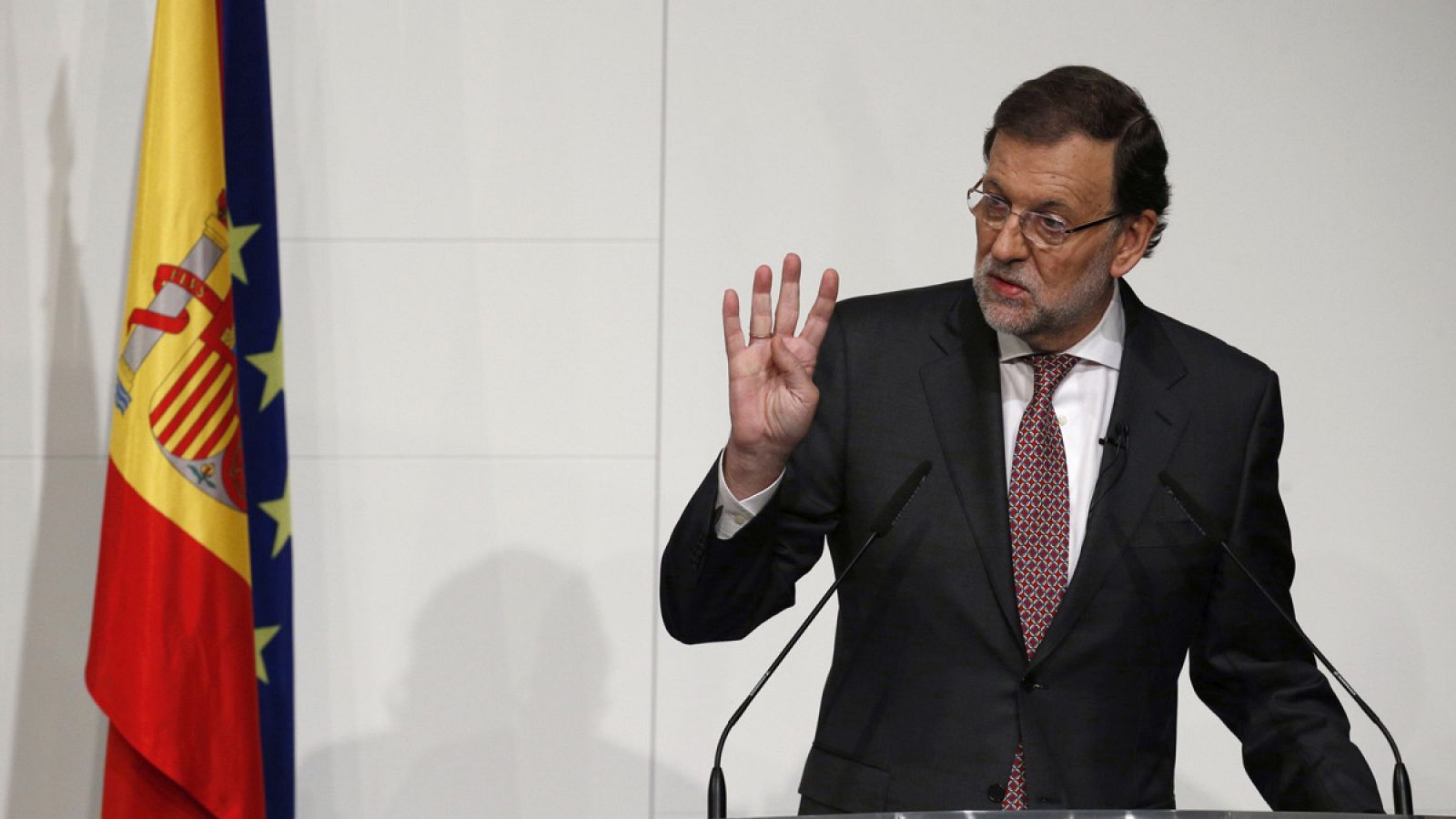 El presidente del Gobierno, Mariano Rajoy, en un foro del diario 'El Mundo'.