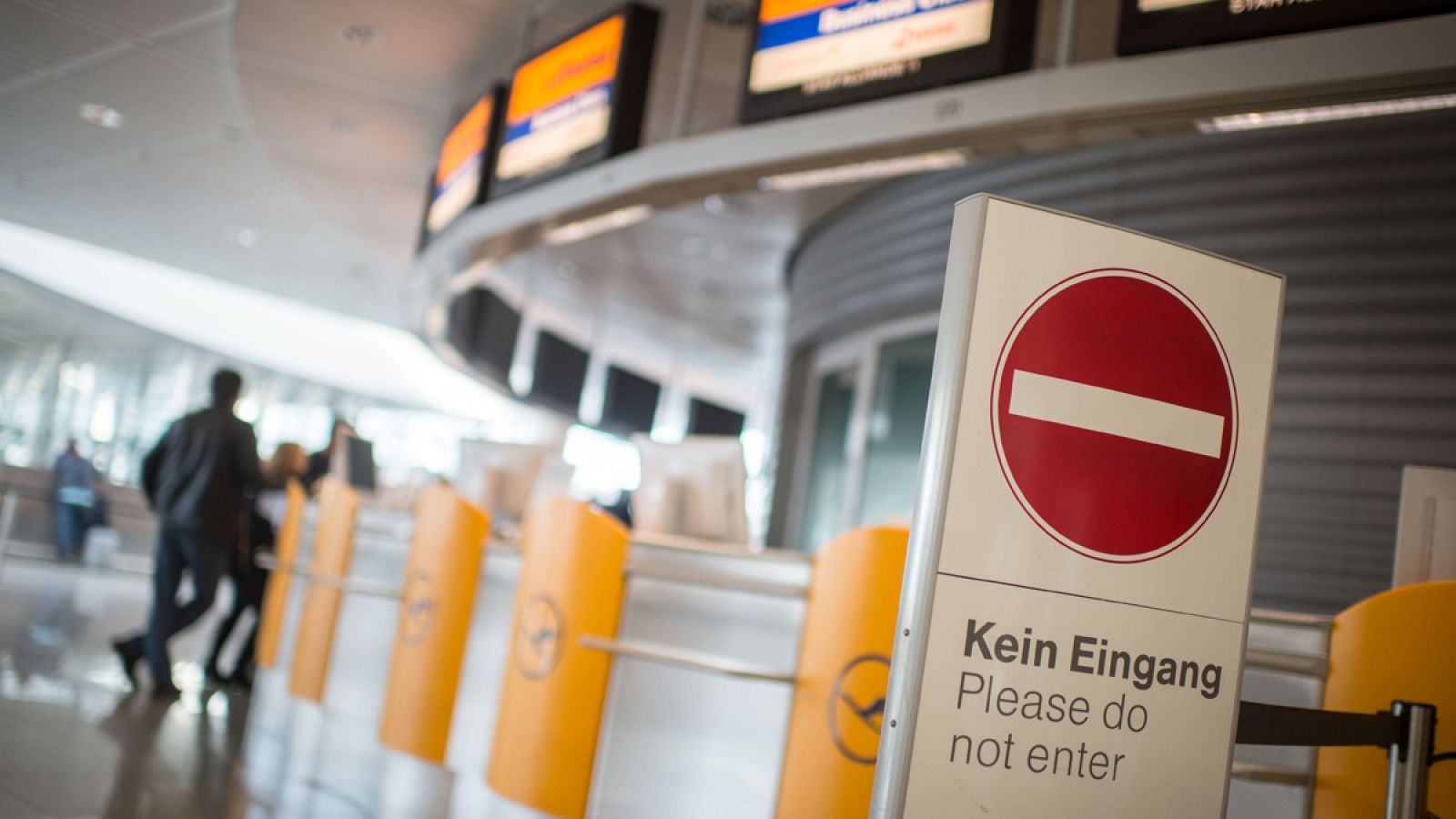 Mostradores de facturación en el aeropuerto de Múnich