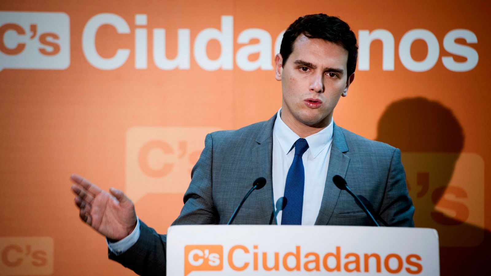 El líder de Ciudadanos y candidato a la Moncloa, Albert Rivera