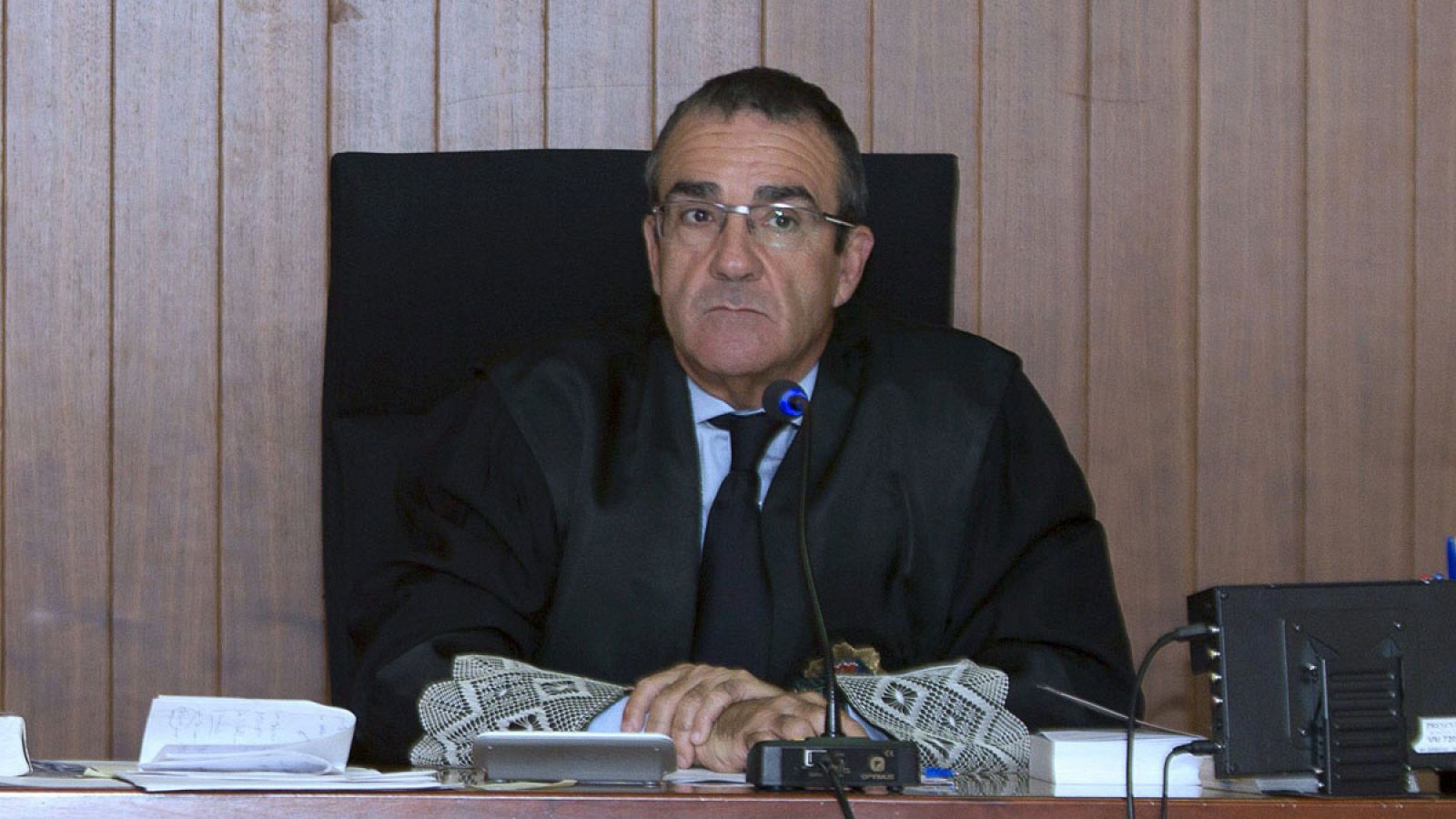 El juez Juan Pedro Yllanes, presidente del tribunal del 'caso Nóos', en una imagen de archivo