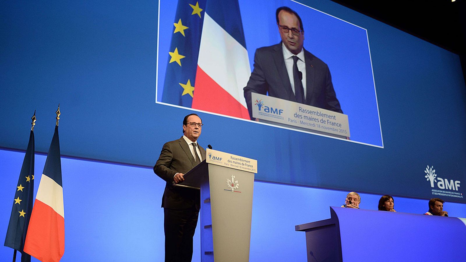 François Hollande, presidente de Francia.