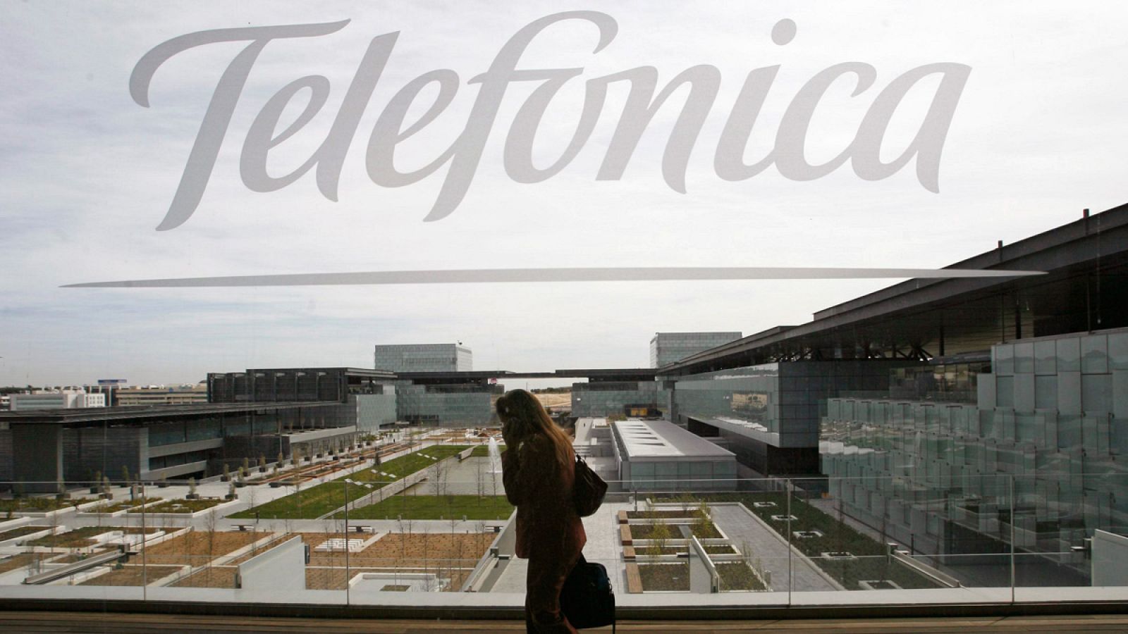 Imagen de la sede de Telefónica, en Madrid
