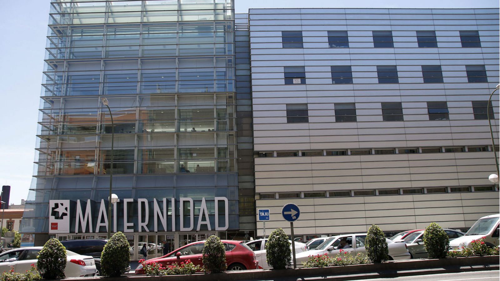 Fachada del Hospital Maternidad O'Donnell, en Madrid