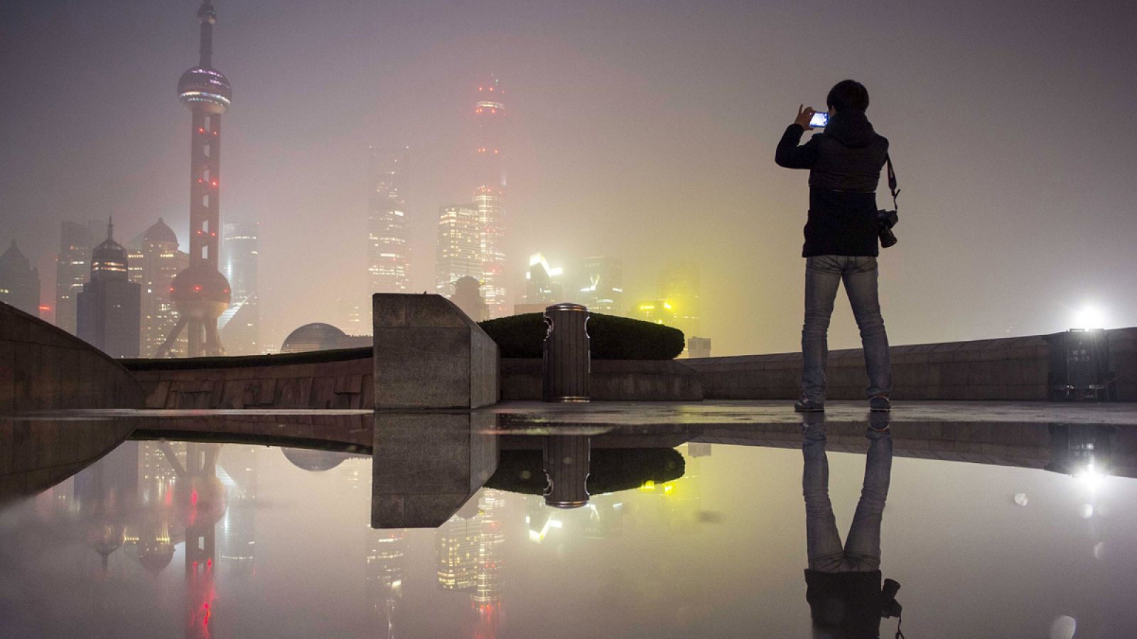 China ha vivido esta semana una crisis de contaminación del aire que ha provocado que se emitiera una alerta naranja.