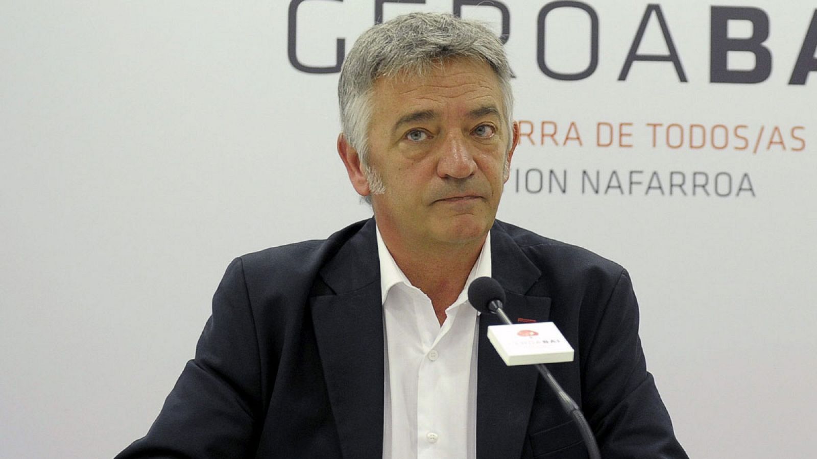 El candidato de Geroa Bai a la presidencia del Gobierno, Koldo Martínez