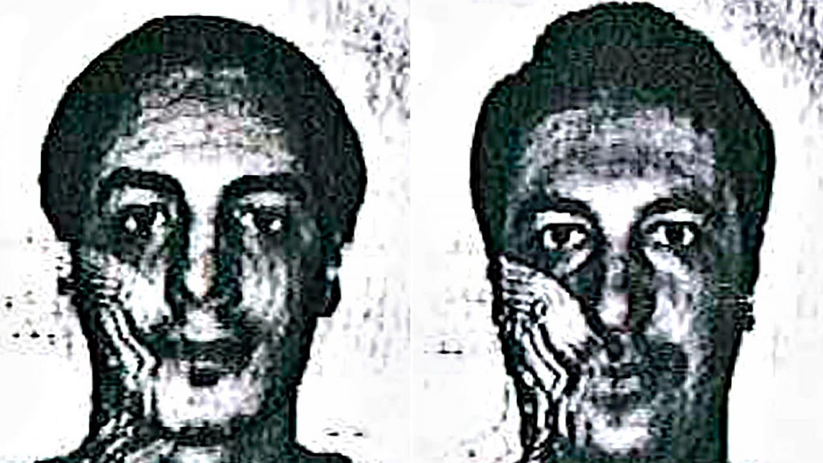 Imágenes de los dos nuevos sospechosos de los atentados de París difundidas por la Fiscalía federal de Bélgica