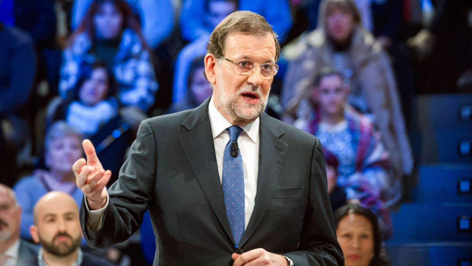 Rajoy, en un momento de su intervención en el programa 'La Sexta Noche'.