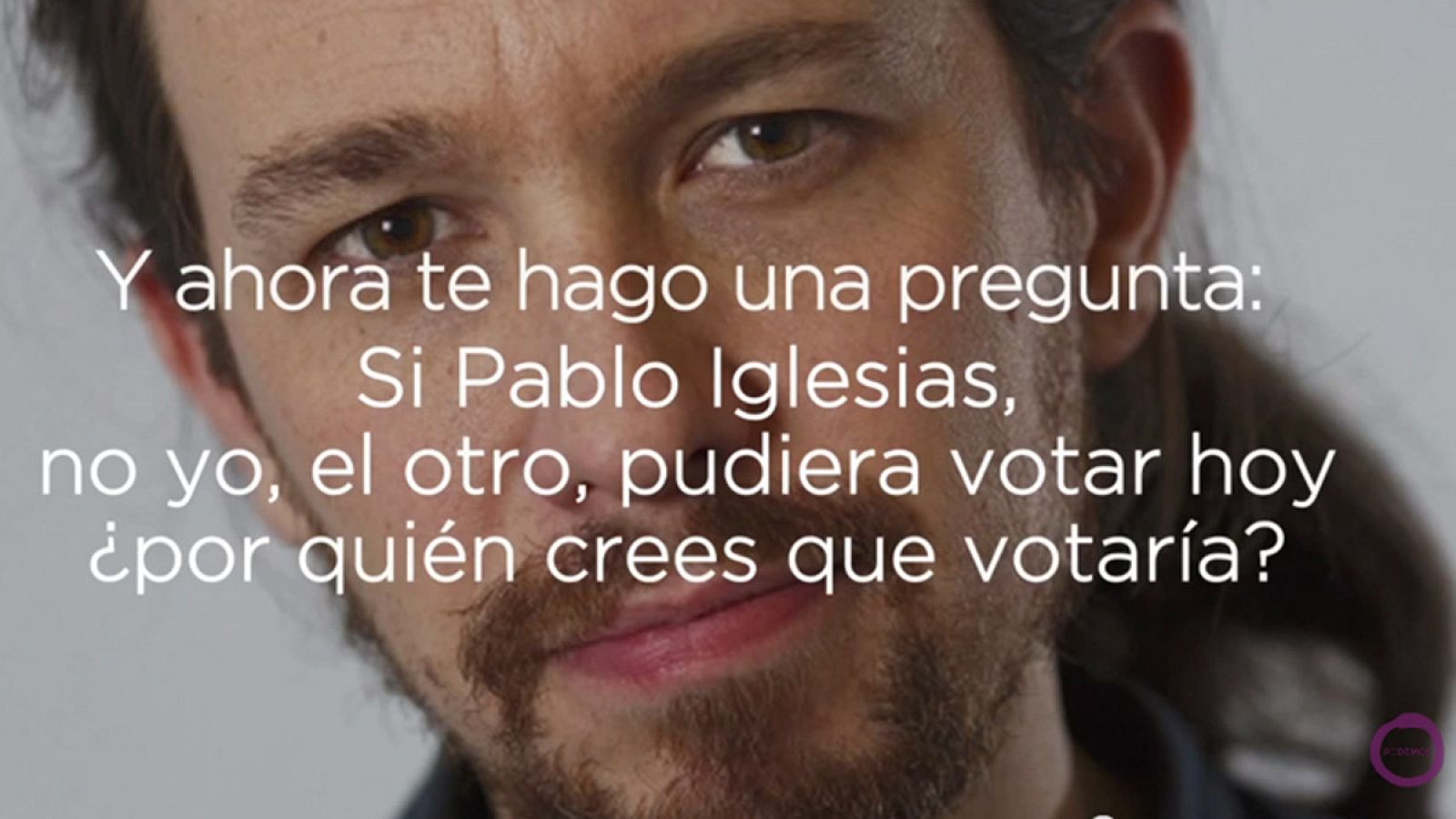 Imagen del vídeo de campaña de Podemos, que juega con la coincidencia con el nombre de su candidato y el fundador del PSOE.