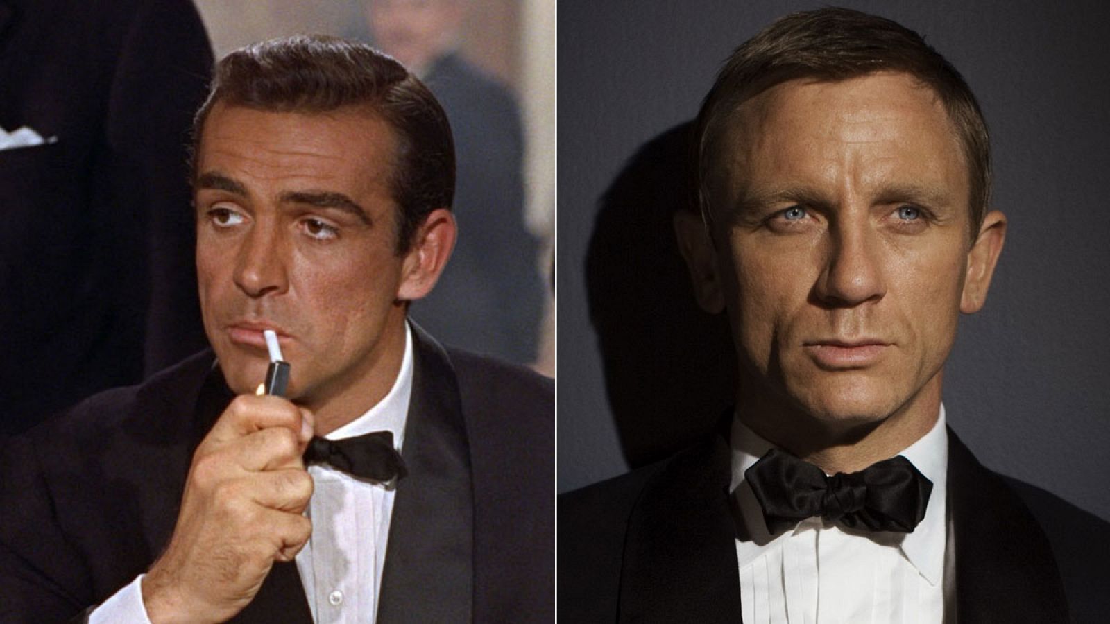 Sean Connery y Daniel Craig, el primer Bond y el actual