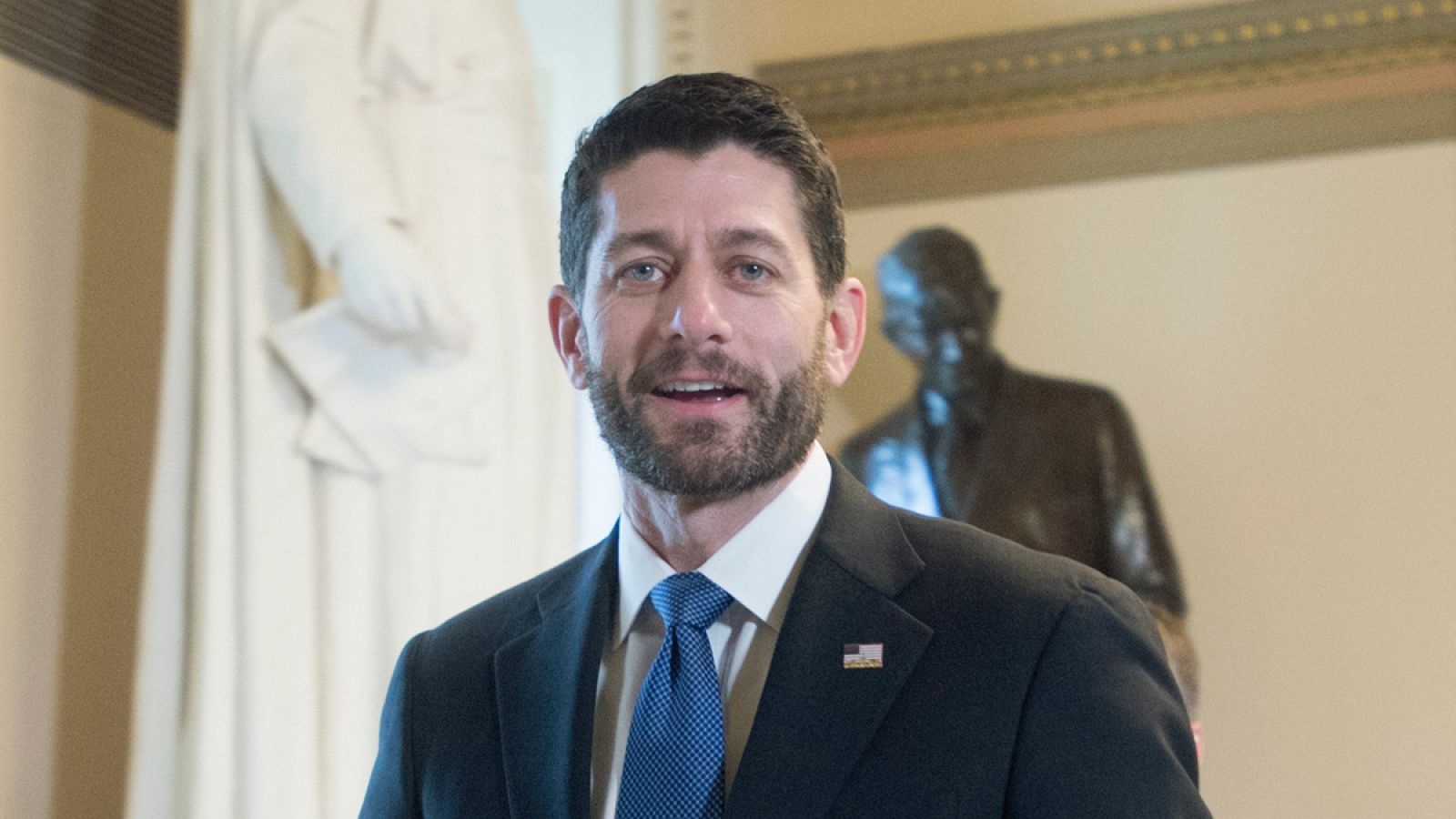 El presidente de la Cámara de Representantes de EE.UU., Paul Ryan, en el Capitolio de Washington