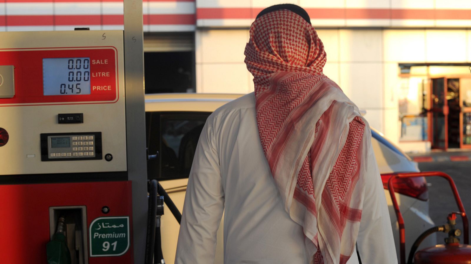 Una gasolinera en la ciudad de Yeda, Arabia Saudí