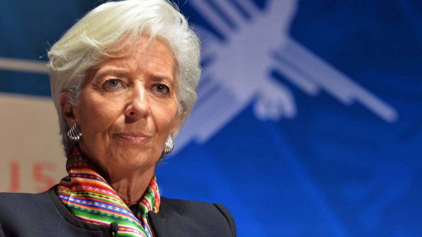 Imagen de archivo de la directora gerente del Fondo Monetario Internacional, Christine Lagarde, durante las reuniones anuales del Banco Mundial y el FMI celebradas este año en Lima