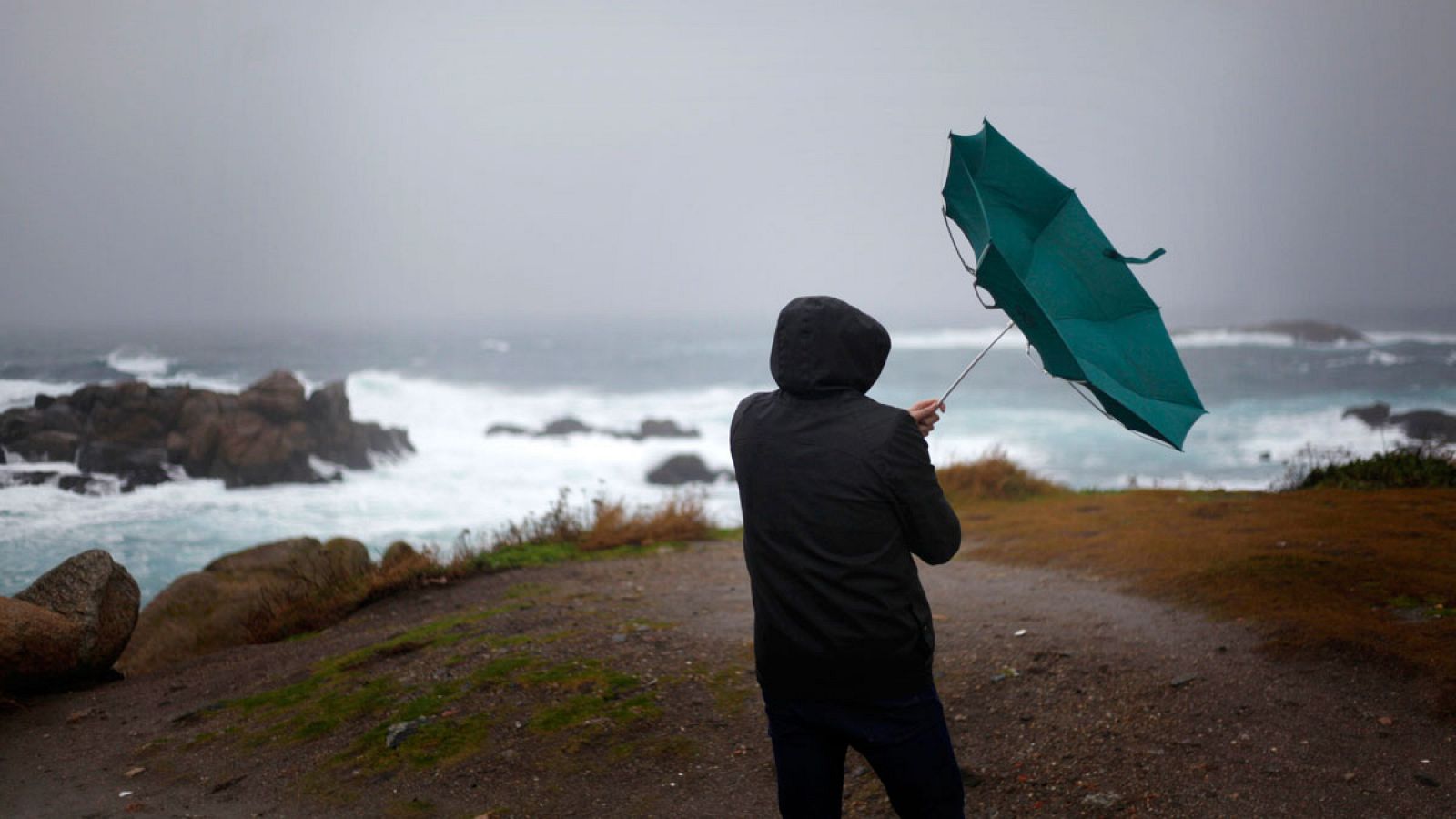 Las provincias del litoral cantábrico se encuentran en alerta por fuerte viento