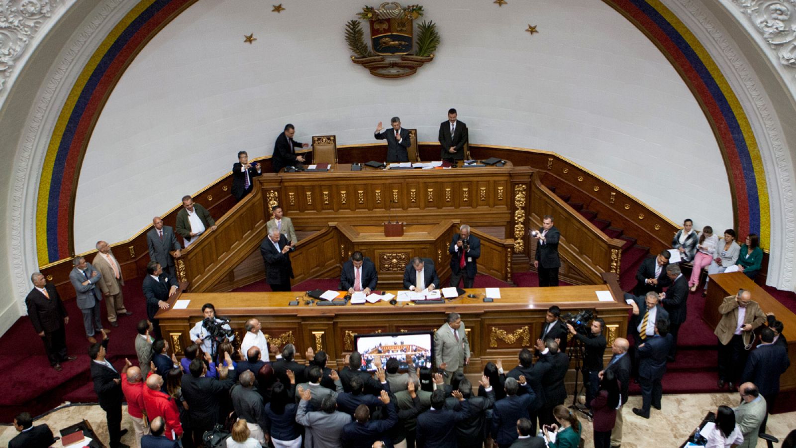 La Asamblea Nacional de Venezuela en Caracas