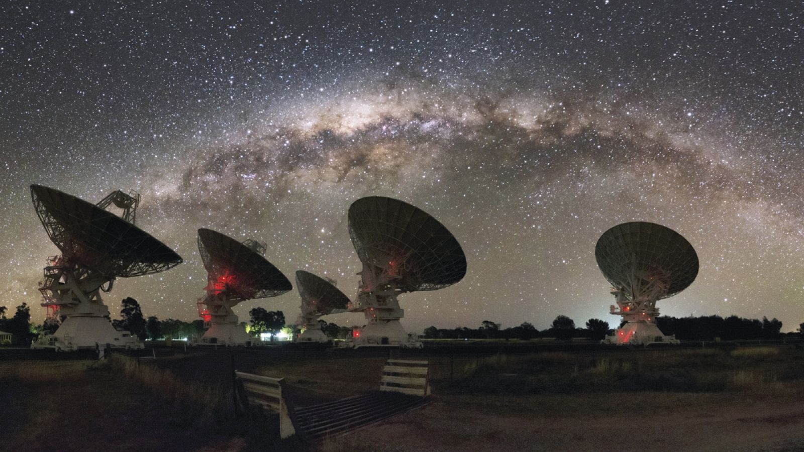 Complejo de telescopios situados en Australia.