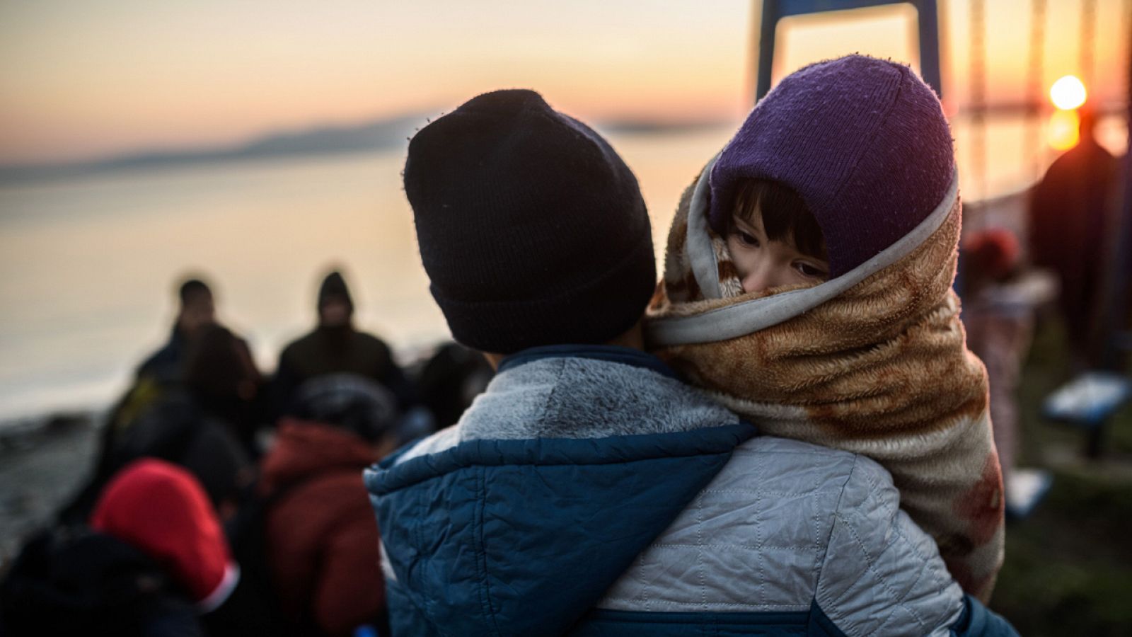 Refugiados detenidos en Turquía camino de Grecia