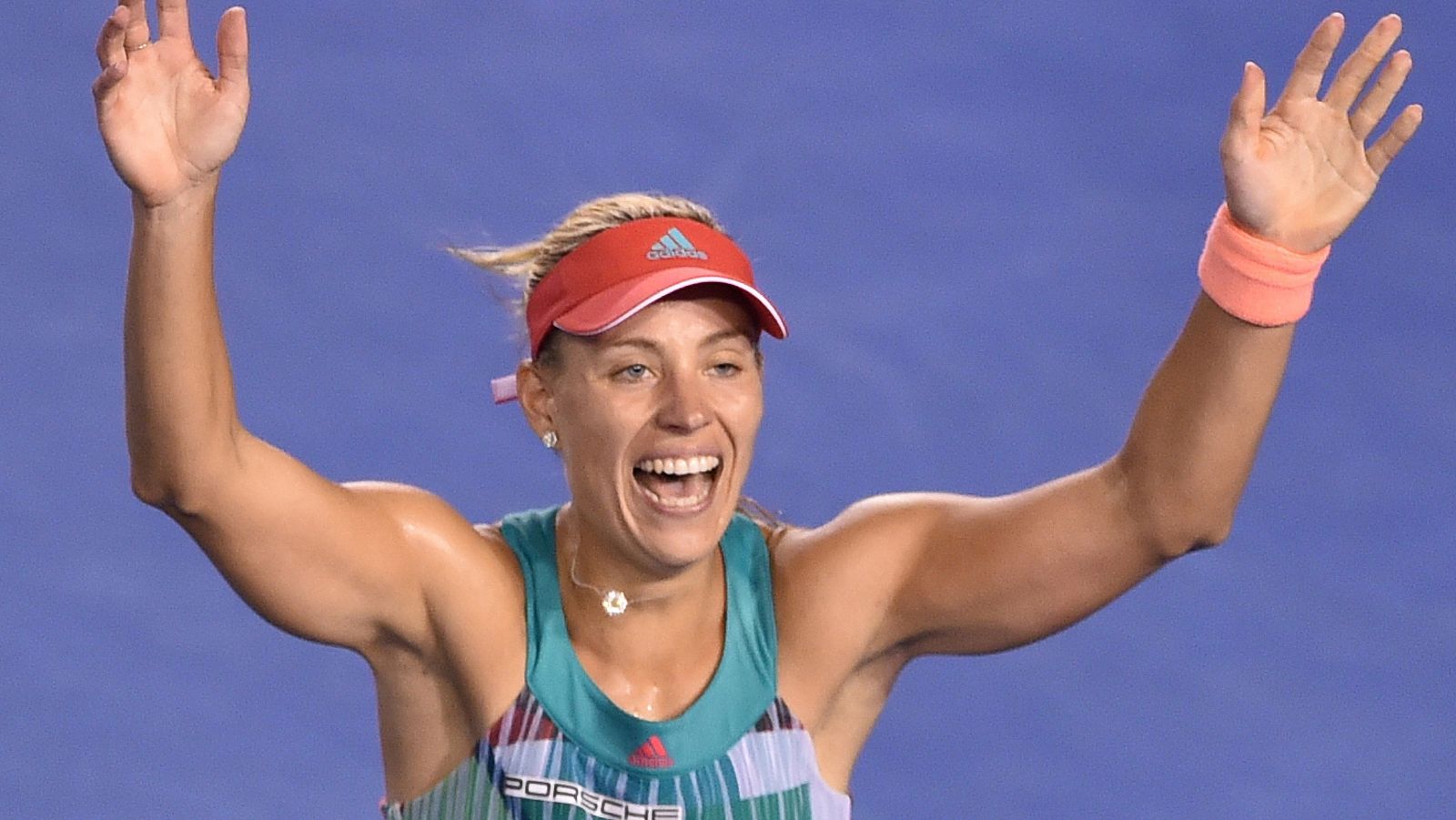 Angeline Kerber celebra su victoria en Australia.