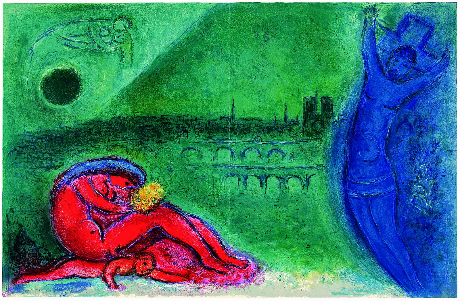'Muelle de la Tournelle', 1960 © VEGAP, Madrid, 2016 - Chagall®