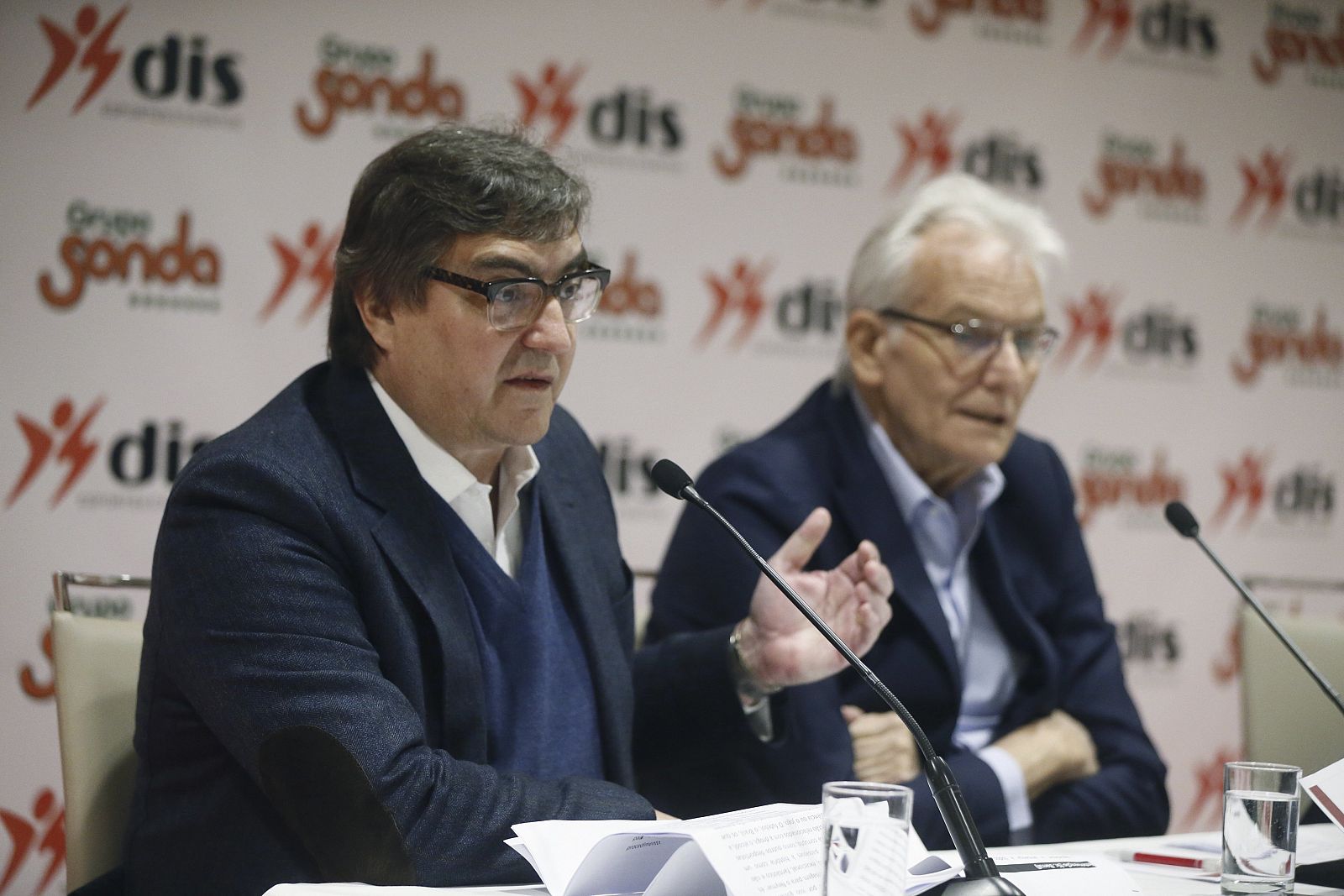 José Barral y Delcir Sonda, presidente y propietario del Grupo Sonda, propietaria de la empresa deportiva D.I.S.
