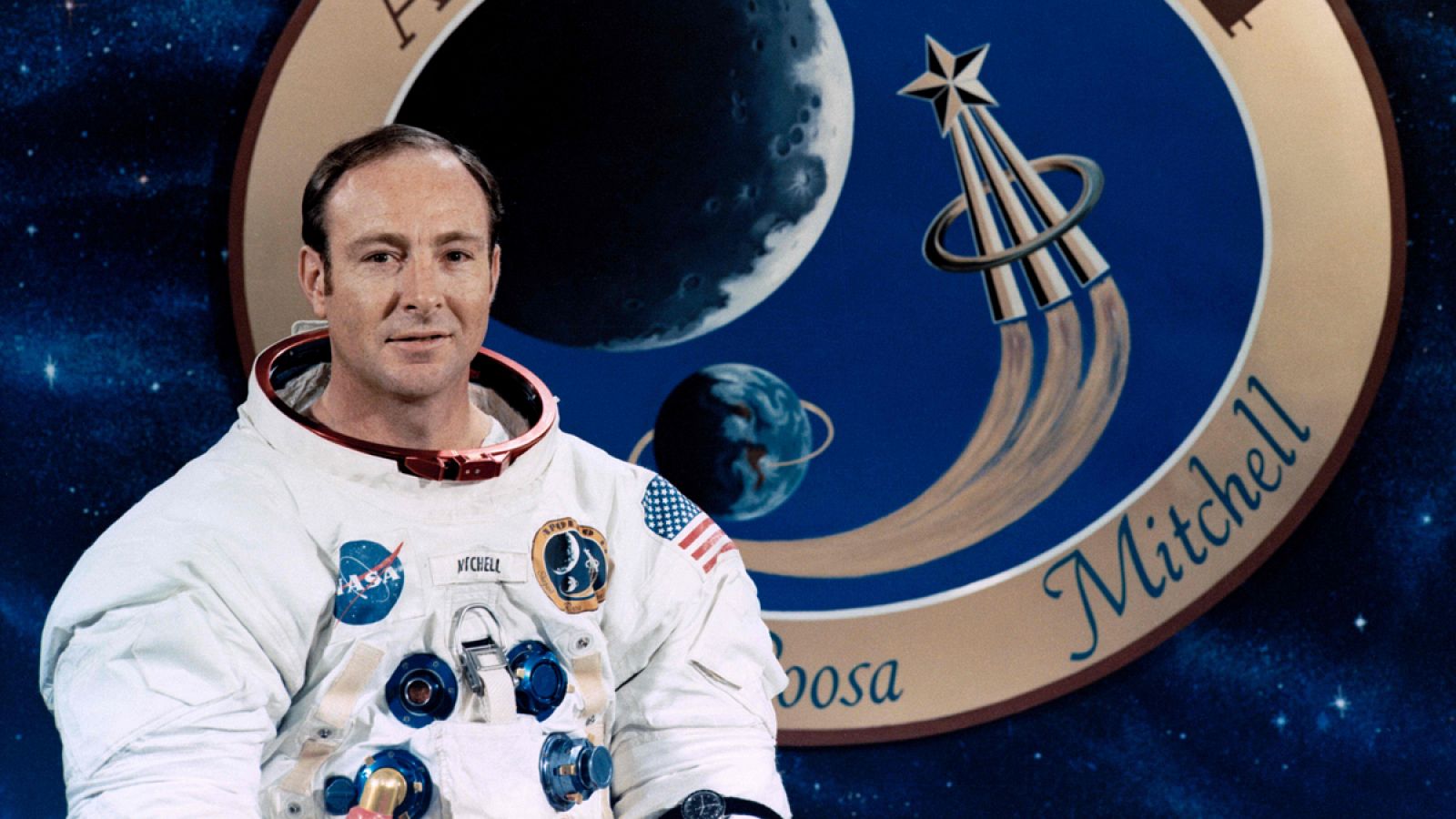 El miembro de la misión Apolo 14 y sexto hombre en pisar la luna, Edgar Mitchell