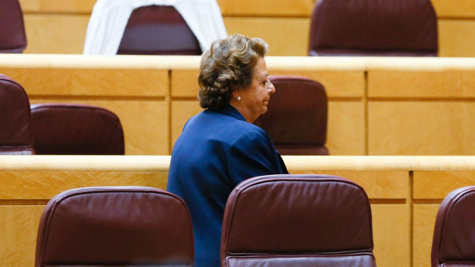 La exalcaldesa de Valencia, Rita Barberá, en una foto de archivo en el Senado