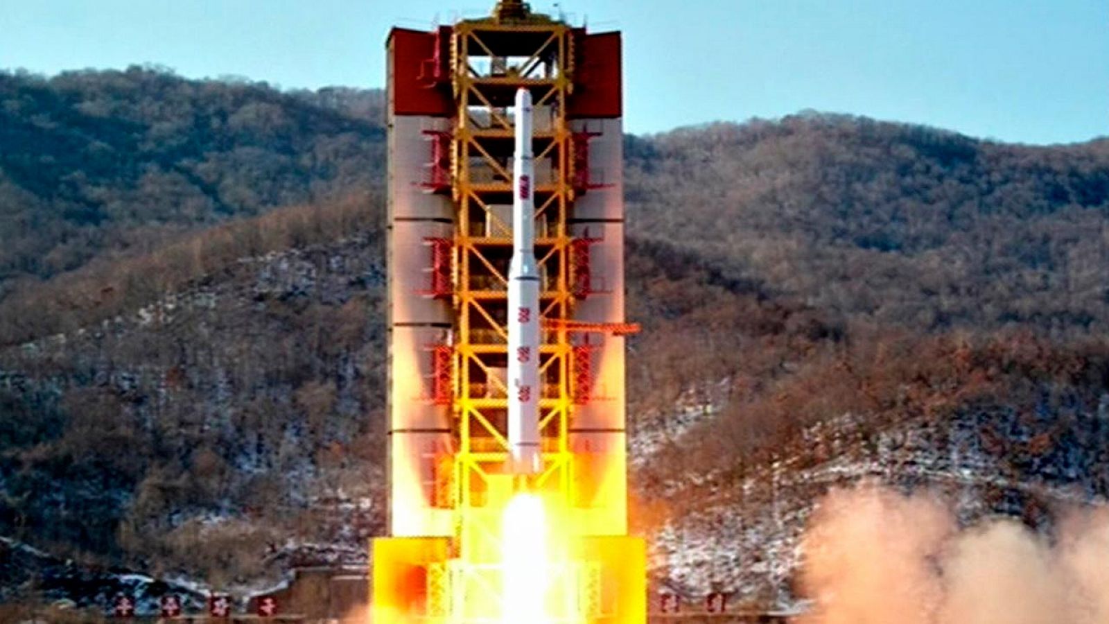 Lanzamiento del cohete de largo alcance de Corea del Norte
