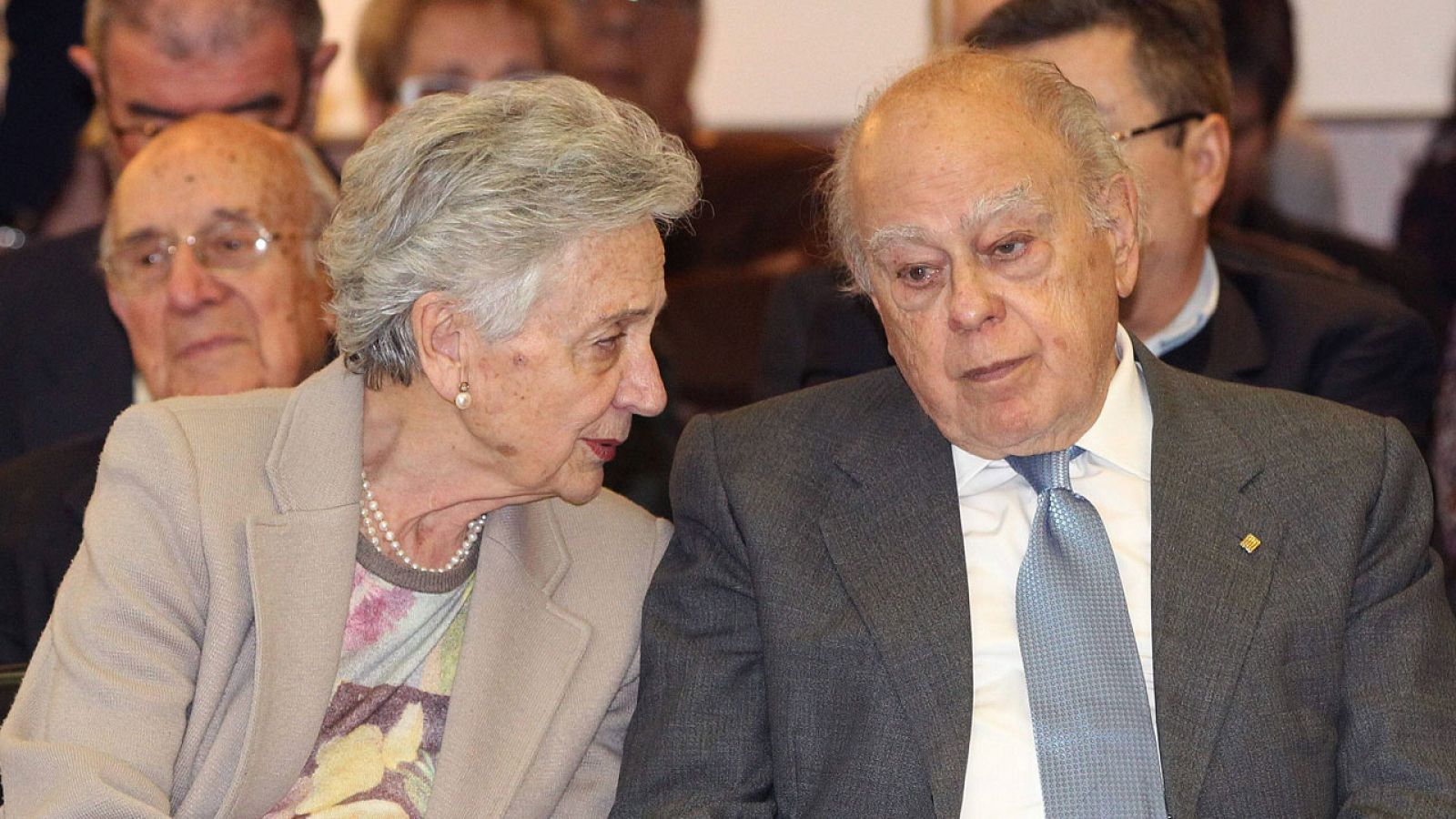 El expresidente de la Generalitat Jordi Pujol y su esposa, Marta Ferrusola, en una foto de archivo