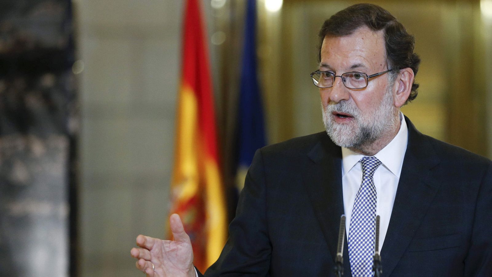 El presidente del Gobierno en funciones, Mariano Rajoy