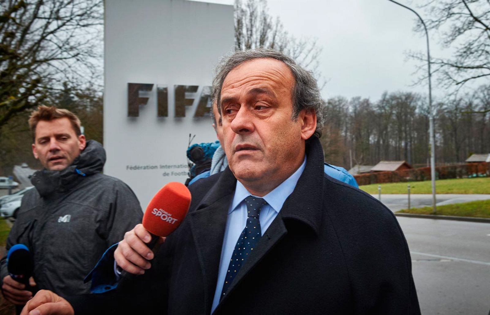 Platini declara ante el Comité de Apelación de la FIFA.