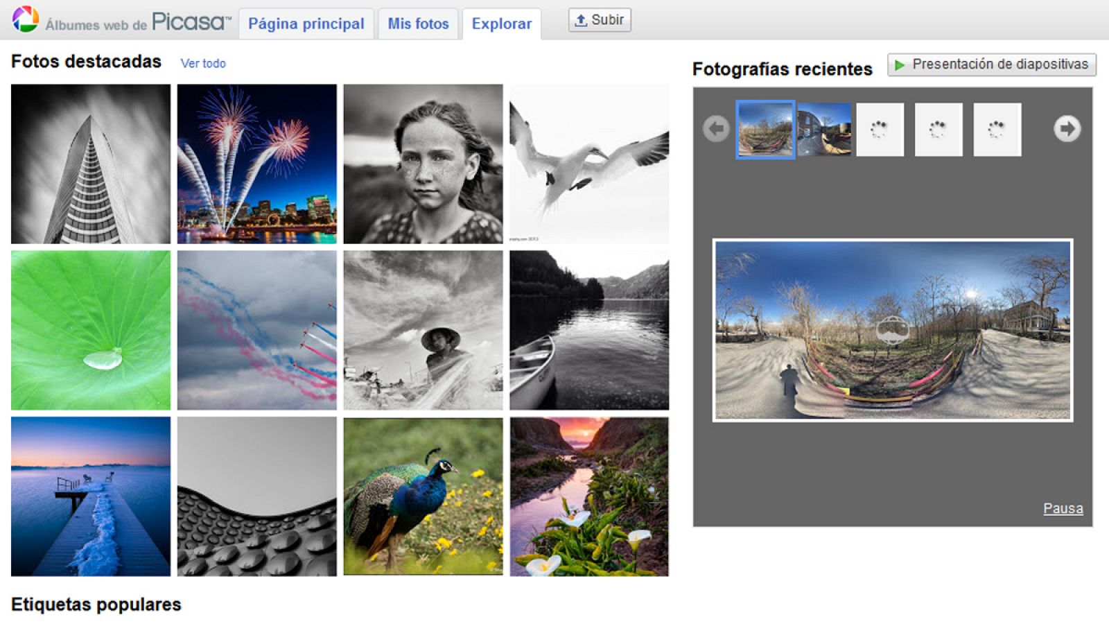 Picasa es una herramienta para organizar, visualizar, editar y compartir fotografías.