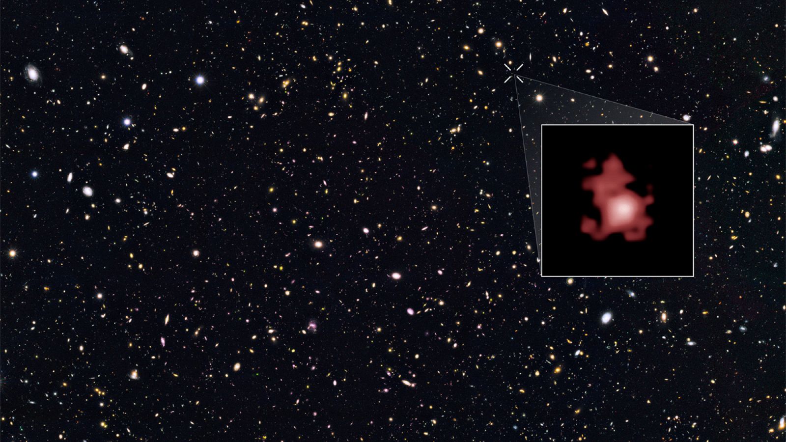 Aunque es extremadamente débil, la galaxia GN-Z11 es inusualmente brillante.