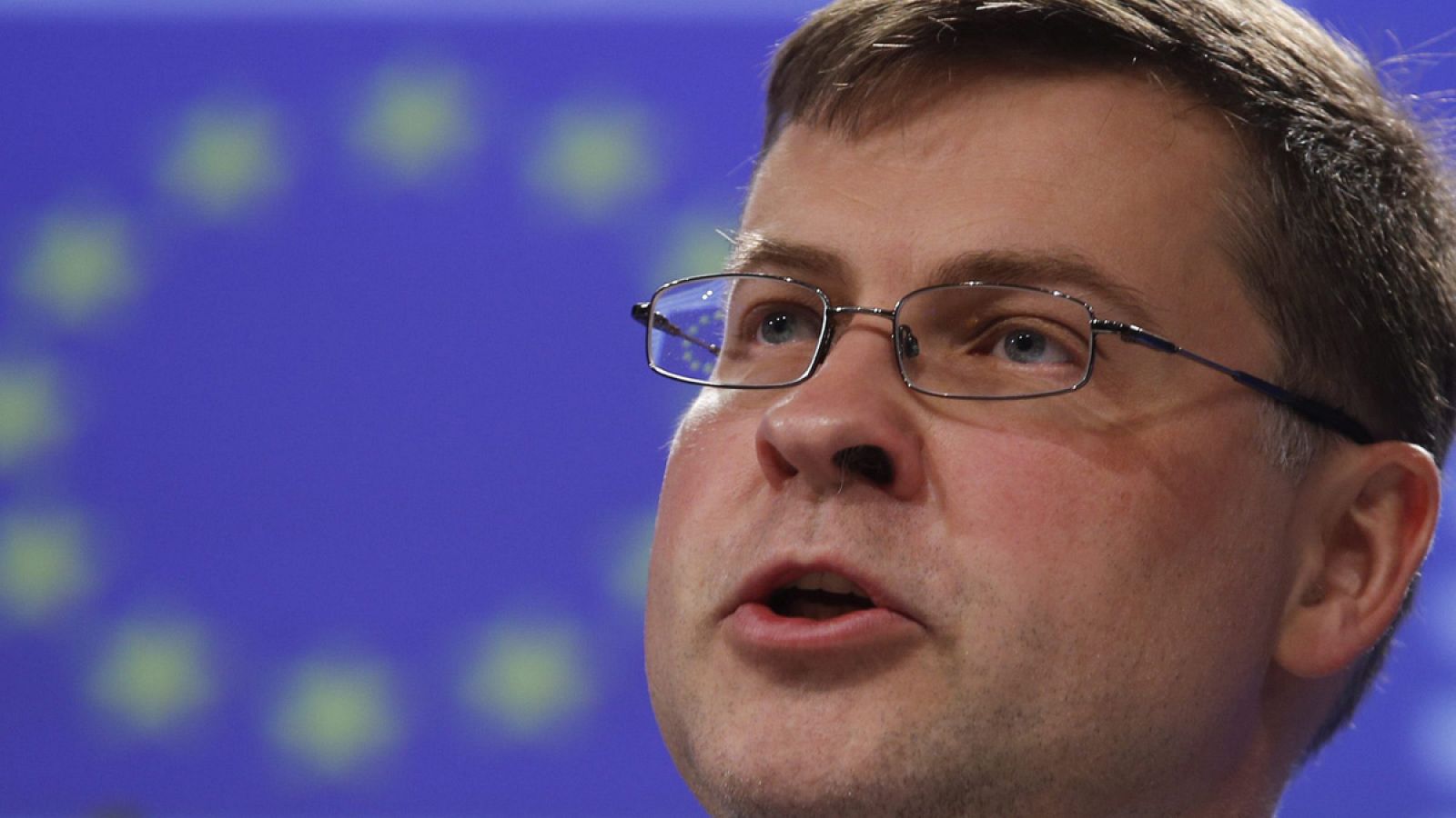 El vicepresidente de la Comisión Europea para el Euro y el Diálogo Social, Valdis Dombrovskis