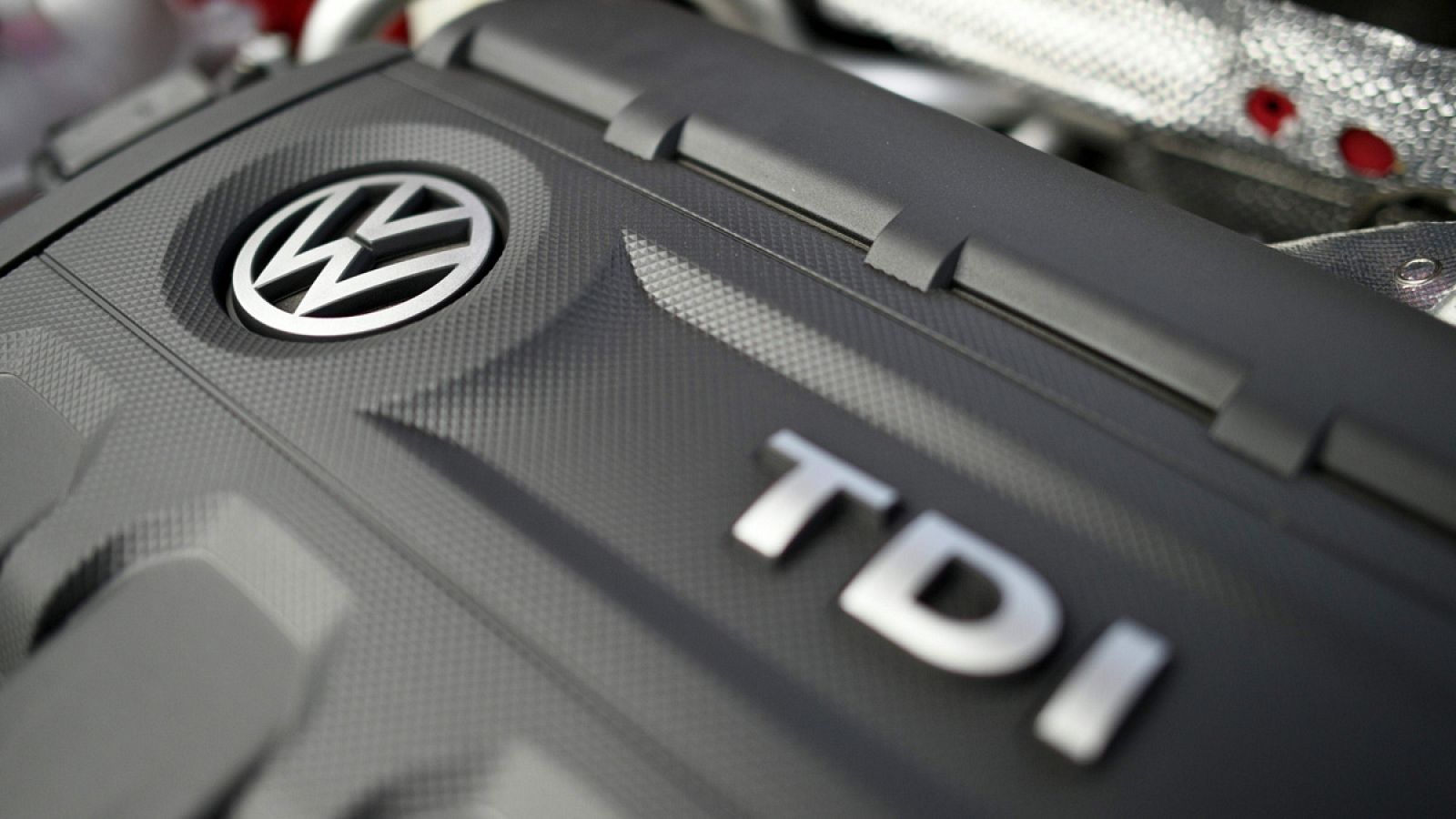 Motor de un vehículo diésel de Volkswagen
